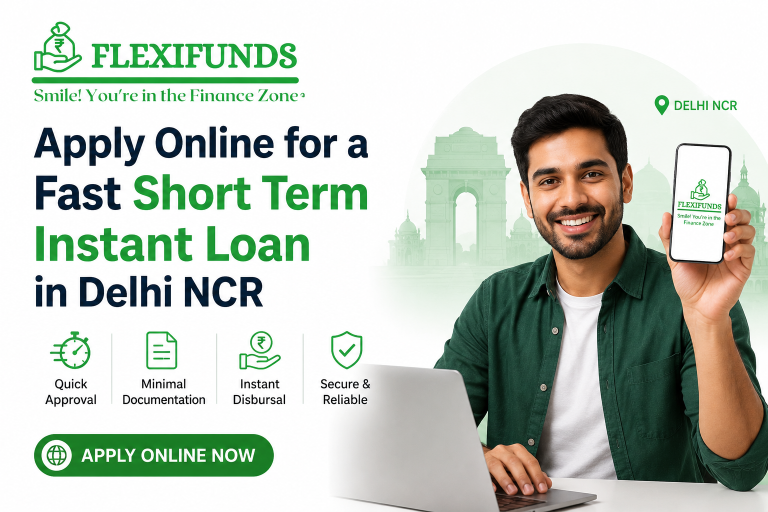 apply online for a fast short term instant Loan in delhi ncr